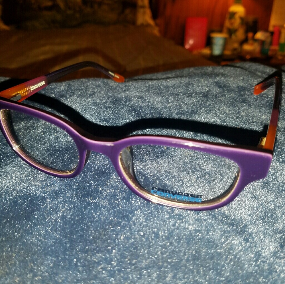 Converse eyeglass frames (purple]